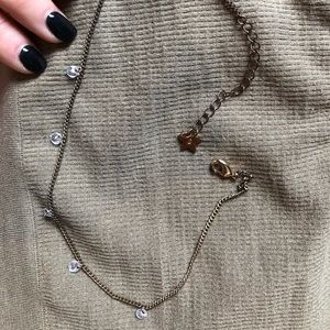 🌈gem drop gold choker